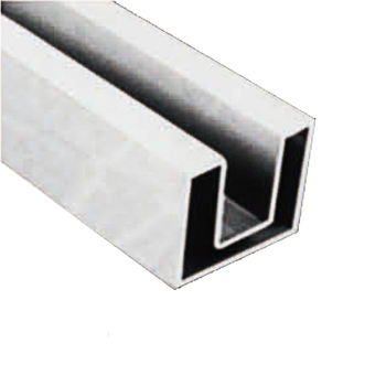 Customisable-resistant Corrosion Square slotted stainless steel tubing - a wide range of lengths finishes and cutting options