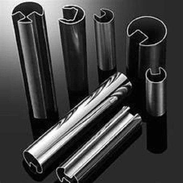 Corrosion-resistant, customisable round slotted stainless steel tubing - a wide range of lengths, finishes and cutting options